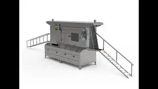 Pallet Washing Machine PWME/PWMS-100 Rozfood (ex MMP-100) | Машина мийки палет Розфуд