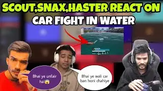 Snax, Scout, Hastar Reaction On Godlike & Soul  Match | BGIS Quarter Finals Day 4 | Water Zone