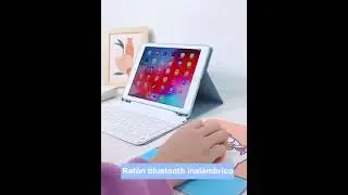 Funda Con Teclado Rat&oacute;n Para iPad 9.7 6th 5th Gen Air 2 &Ntilde;