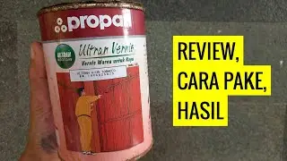 Propan Ultran Vernis V-09 TOBACCO, Vernis Warna Cokelat Tua Untuk Kayu