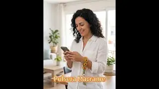 Llavero Boho de Macram&eacute; que Libera Tus Manos 🌼
