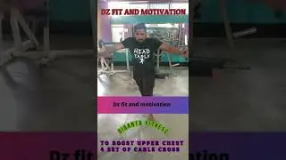upper chest boost fast...!! cable cross !! chest workout!! #shorts🙀🙀