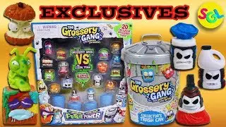 Grossery Gang Series 3 Exclusive Putrid Power Mega Mystery Pack & Collectors Trash Can Unboxing SGL