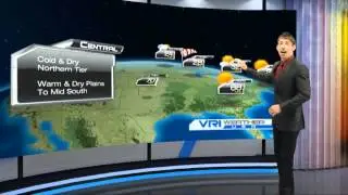 3D Virtual Weather Program Sample Clip(VRcast)