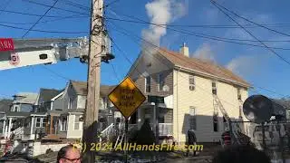 Working Structure Fire - Private Dwelling -  Box Alarm Transmitted in Asbury Park NJ 12/23/2024