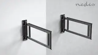 Nedis Motorized Medium Size Swing Mount - Perfect for Screens 32&rdquo; to 75&rdquo; | TVWM5860BK
