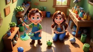 Baby Leo Paints a Tree | Creative Art Song for Kids | Nursery Rhymes & Educational Baby Songs