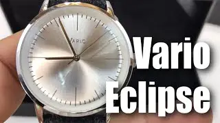 Vario Eclipse Pyrite Silver Sweeping Quartz Dress Watch Review