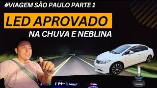 LEDs do Civic na Madrugada: Muita Neblina e Chuva na viagem para São Paulo