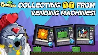COLLECTING WLS FROM VENDING MACHINES! | Growtopia