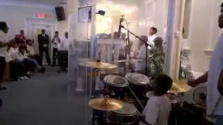 First Time Playing the Drums
