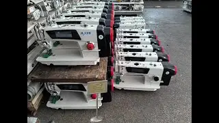 A7 UBT Touch Panel straight lockstitch sewing machine with direct drive motor auto trimmer