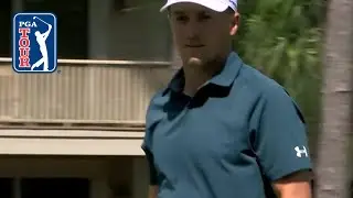 Jordan Spieth lips out from 189 yards at RBC Heritage 2019