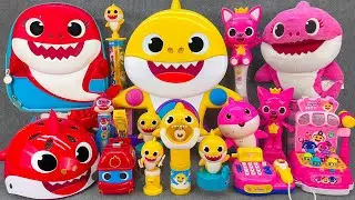 BABY SHARK 🦈 125 Mins Unboxing BABY SHARK Fidget Board Toy Set ASMR (No Talking)