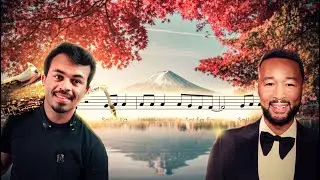 Sax alto - All Of me (John Legend), partitura com notas.