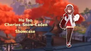 Hu Tao Cherries Snow Laden Skin Showcase! | Genshin Impact