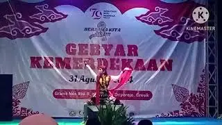 gebyar pentas seni RW 11 tari remo
