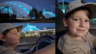 Tomorrowland Speedway Race Cars 2025 Full Ride Magic Kingdom at Disney World