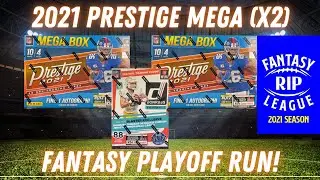 2021 Panini Prestige Football Mega Box (X2) Donruss Football Blaster. Fantasy Football Playoff Run!