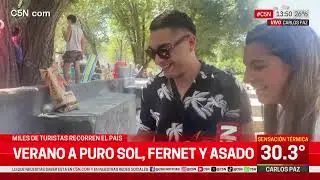 VERANO a PURO SOL, FERNET y ASADO en CARLOS PAZ