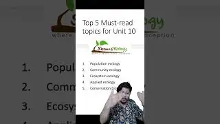 csir net life science unit 10 ecology | most important topics from the syllabus