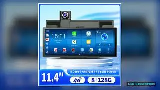 M70 114 4G Android 14 8128G Dashcam 8 Core Wireless CarPlay Android Auto Split Screen Remote