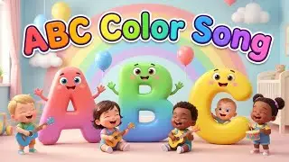 ABC Color Song 🌈 | A to Z Alphabets with Colors | Nursery Rhymes for Kids
