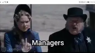 Developer, bug, manager, clients