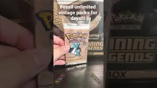 Fossil with Lapras pack art! #pokemon #fossil #shorts #viral