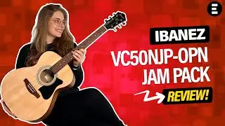 Pack de Guitarra Ac&uacute;stica Ibanez VC50NJP-OPN | EGITANA.pt
