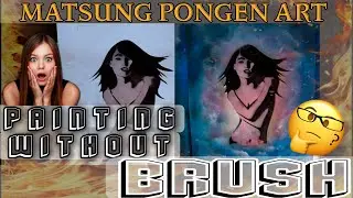 How to do Spray Painting | Acrylic Portrait Painting Tutorial |ABSTRACT COLOURS | Matsung Pongen |