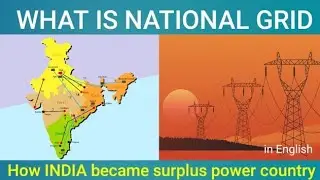 INDIAN NATIONAL GRID explained in english | How One Nation One Grid One Frequency Achieved