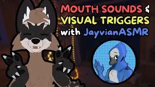 [Furry ASMR] Visual Triggers and Mouth Sounds with JayvianASMR!