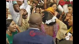 Small Doctor Performs At The Wedding Of Oba Elegushi's Brother As They Dance Shaku Shaku