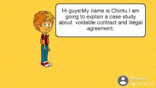 case study on voidable contract and illegal agreement | Animated learning