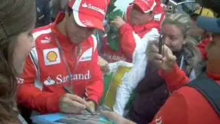 Felipe Massa signing autographs in Budapest (30-31.07.2011)