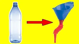 Plastic Bottles Become Funnel  Oil Motorcycle Life hacks-Trillions Well