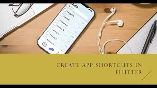 How to create app shortcuts in flutter(android)