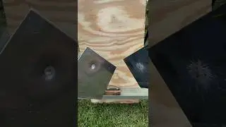 Aluminum vs. Steel - 9mm penetration test