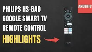 PHILIPS HS-8AD Google Smart TV Remote Control with Voice - Highlights