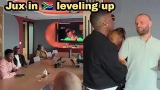 BIG on for juma jux landing in 🇿🇦🎶👑💯.. Priscilla and rakeem with him as well 