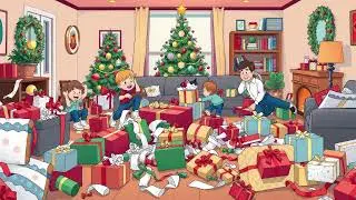 Boxing Day and the Wrapping Paper Avalanche 🎁 | Hilarious Christmas Mishap Song