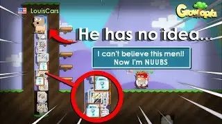 I Trash Prank My Brother With PRO ITEMS ( EPIC!! ) | GROWTOPIA!!!