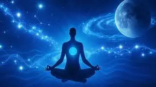 432Hz Cosmic Sleep Journey &bull; 2 Hours of Deep Blue Healing Light (4K)