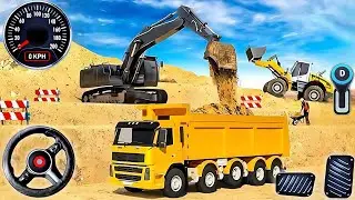 New Construction Jcb Simulator 3D - Make Real Road Builder Truck Driver 2024 - Android Gameplay