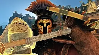 [For Honor] To Throw Enemy Into Fire Or Not - Gladiator Duels