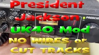 NEW Microchipz Mod board - President Jackson 6 band - UK40 - NO CUT TRACKS or Wires - Plug and play!