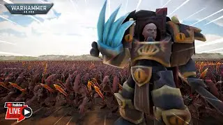 Fighting HORUS and his HORDE! | UEBS 2 Warhammer 40k | Campaign 4 Stream 2