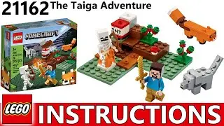 How to Build 21162 The Taiga Adventure 2020 | LEGO MINECRAFT Instructions