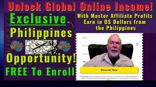 Unlock Global Online Income with Master Affiliate Profits | Earn in US Dollars from the Philippines